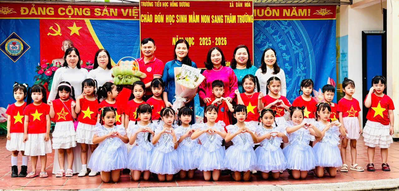 TRẢI NGHIỆM “EM LÀ HỌC SINH LỚP 1” – HÀNH TRANG CHO BÉ 5 TUỔI TRƯỜNG MẦM NON HỒNG DƯƠNG
