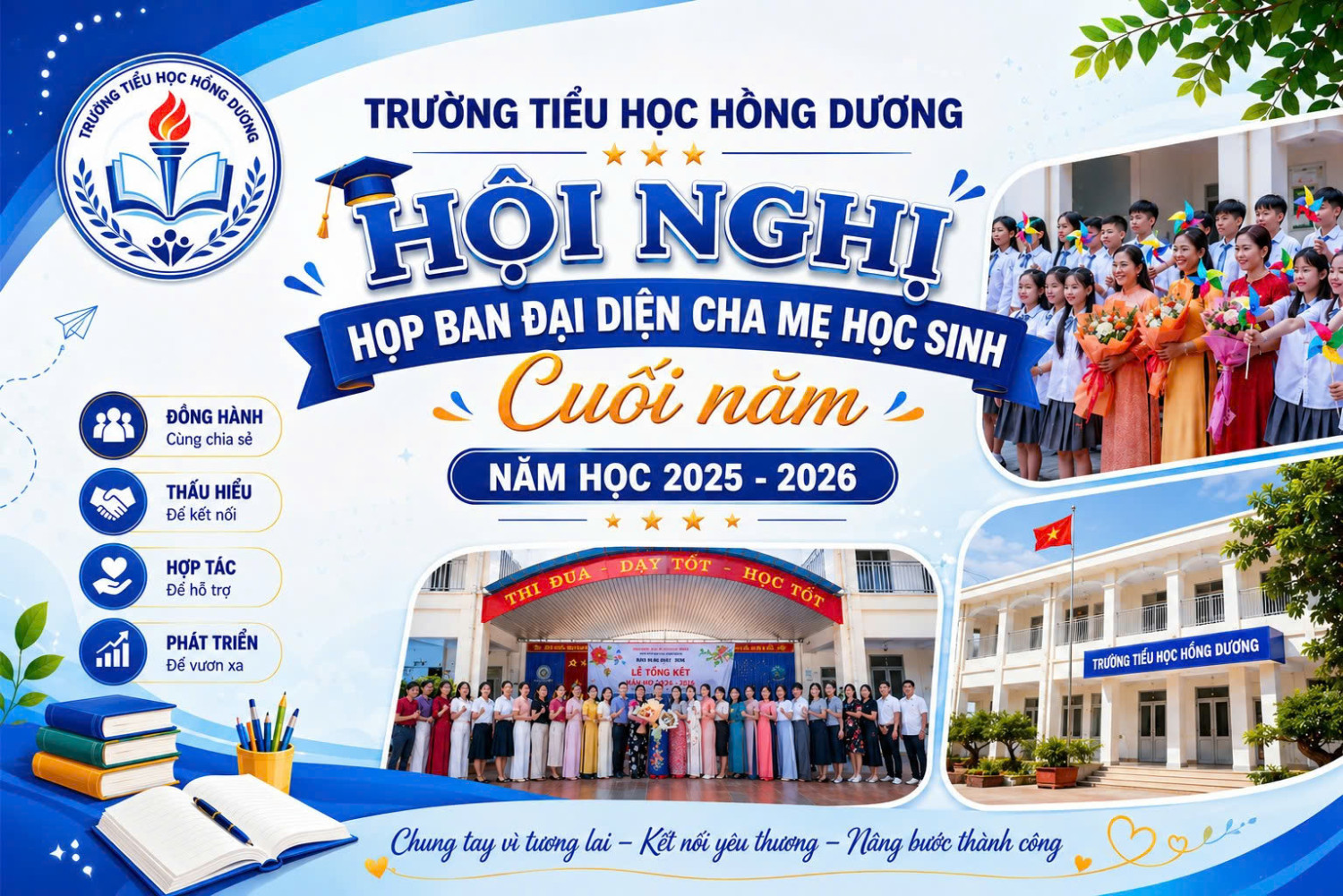 HỘI NGHỊ HỌP BAN ĐẠI DIỆN CHA MẸ HỌC SINH CUỐI NĂM HỌC 2025 – 2026